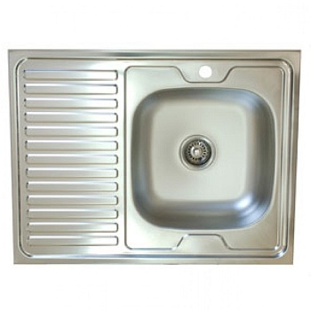 Мойка нержавеющая 60х80х0,40 прав. КромРус