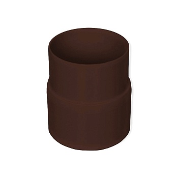 Муфта ф 125мм д/трубы  ПВХ корич. "Альта-Профиль"