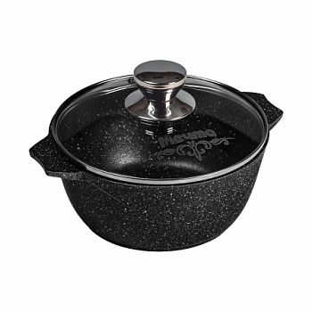 Кастрюля Гранит black 3л, 43802 