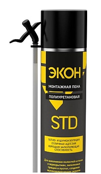 Пена монтажная бытовая Экон STD, летняя, 400 мл