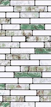 Панель ПВХ 2,7х0,25 Кирпичик зеленый