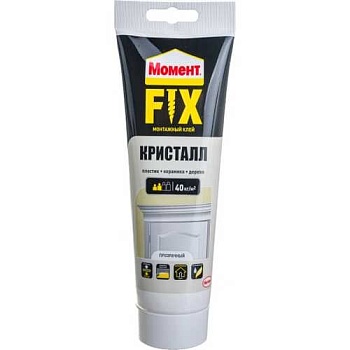 Клей МОМЕНТ монтажный FIX кристалл 185г.
