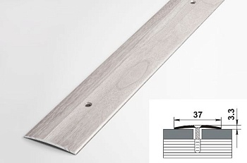 Порог стык ПС-03 1,35м Н37мм ясень белен. 106