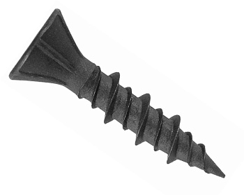 Саморез двухзаходной потай 3,9х25 оксид