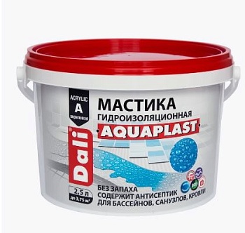 Мастика Aquaplast изоляцион. (ведро мет. 2,5л) DALI
