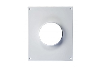 Торцевая площадка пластмассовая ТПП 125 (d=125 мм; 240х205 мм) Эвент