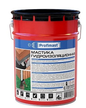 Мастика гидроизоляционная Profimast 1,8кг 2л