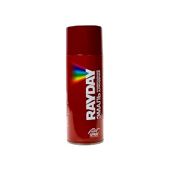 Краска аэрозольная алкидная Rayday RD-035, глянцевая, 520 мл, RAL 3011, вишневая