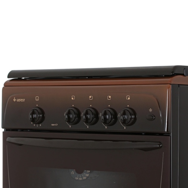 4. Газовая плита GEFEST 1200С7 К43 корич.крышка