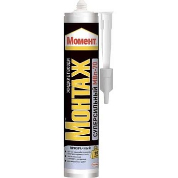 Клей Момент Монтаж 280гр супер сильн.прозр ХЕНКЕЛЬ МВп-70