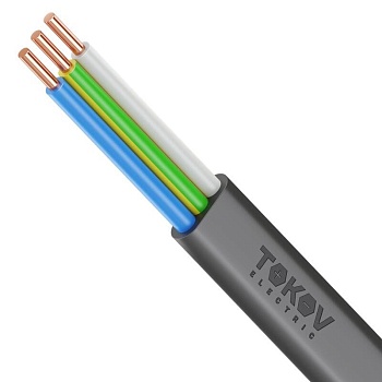 Кабель TOKOV ELECTRIC ВВГ-Пнг(А)-LS 3х2.5 ОК (N PE) 0.66кВ (м)