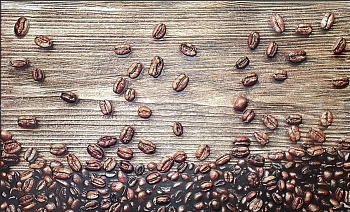 Панель ПВХ ГРЕЙС пано 1002*602 Кофейные зерна