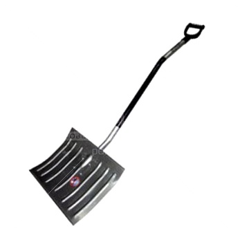 Лопата снег.алюм. "АРКТИКА №1" 428*375*1,5мм с алюм.черен. и Vруч.