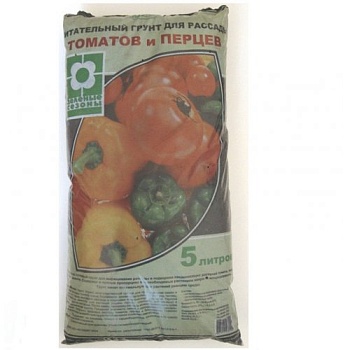 Грунт пит. д/рассады томатов и перцев 5л