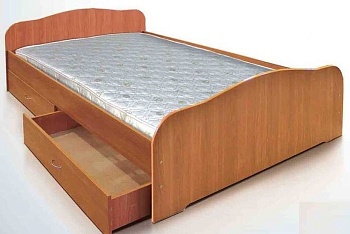 Кровать 1,4*2м  с ящиками