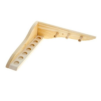 Полка угловая (3кр.7отверст)