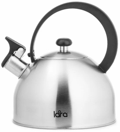Чайник LARA (матовый) 2.5л, индукц. дно 0.5мм, хромированная оцинкованная ручка