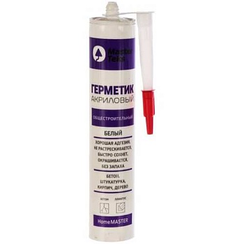 Герметик Homemaster акриловый общестроит.белый 260мл