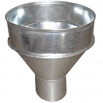 Воронка оцинкованная ф100мм