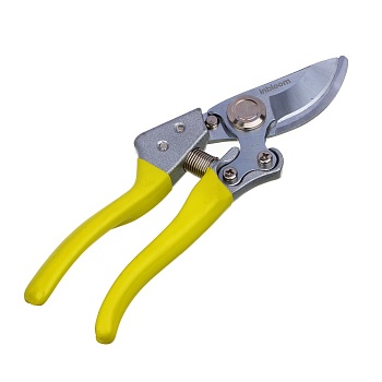 Секатор садовый 21.5см, обрезин. ручка ,сталь 65М INBLOOM