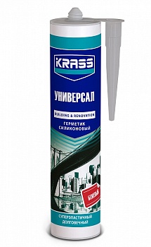 Герметик KRASS силиконовый универсальный  300мл бежевый