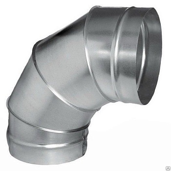 Отвод 4х-секц.оцинков ф.200мм (угол 90 гр)