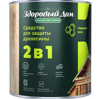 Защитное средство Здоровый Дом Еловая зелень 0,8л (ЛАКРА)