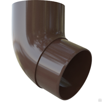 Колено ф95*45 ПВХ  корич. "Альта-Профиль"