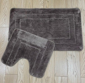 Коврик  для ванной Zalel  60*100+50*60мм серый