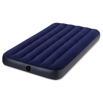 Кровать флок Classic Downy, 99x191x22см, синий, 68757