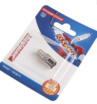 Переходник антенный гнездо F-гнездо TV блист. Rexant 06-0024-A Переходник антенный гнездо F-гнездо TV блист. Rexant 06-0024-A