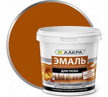 Краска акрил. д/пола зол-кор 0,9 Лакра