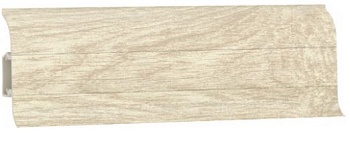 Плинтус ПВХ Волшебная палочка 2,2м 58мм 5801