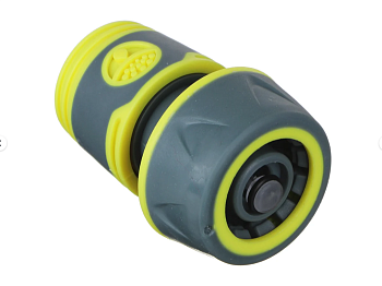 Коннектор быстросъем для шланга 3/4, обрезиненное покрытие INBLOOM PROF+