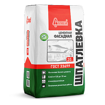 Шпатлевка Фасадная  20кг (Старатели) 1/77
