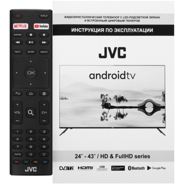 4. Телевизор LED JVC LT-32M590 SMART