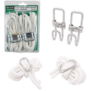 Система крепления д/гамака FS-01, 2вер,2крюч,2ст