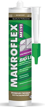 Клей жидкие гвозди MAKROFLEX BIO LINE MF190 прозрачн. 400г.