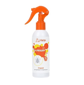 Спрей от клещей HELP интексицидный 200мл 80225