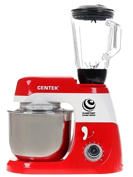 Планетарный миксер с чашей Centek CT-1135  1000 Вт, + БЛЕНДЕР, 4л нерж чаша, 10 скоростей
