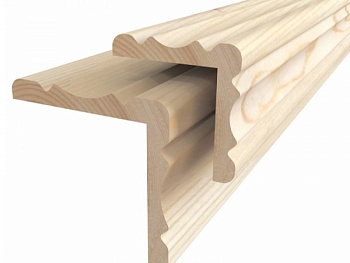 Уголок дер. 50 фигурн. 2,5м