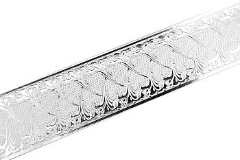 Бленда "Прованс" ПВХ Серебро/Белый (7см) Магеллан