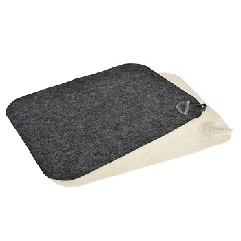 Коврик д/сауны серый/бел. "HotPot"