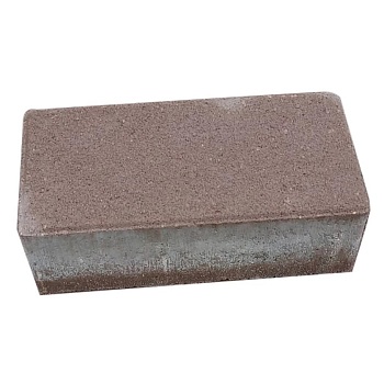 Плитка тротуарная 100*200*60 коричневая (1м2-50шт)