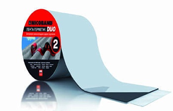 Лента самоклеющая герметизирующая черная 10см*10м NICOBAND DUO (двусторонняя)