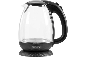 Чайник ENERGY E-250 1,7 л,стекло, черный