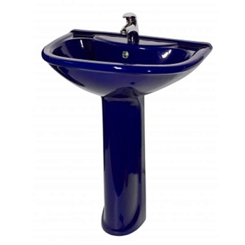 Умывальник ПРЕСТИЖ  с пьедесталом синий (Ст.Оскол)