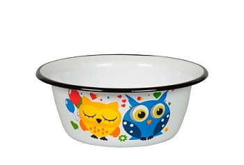 Миска эмаль 0,8л 1С5 в ассортименте