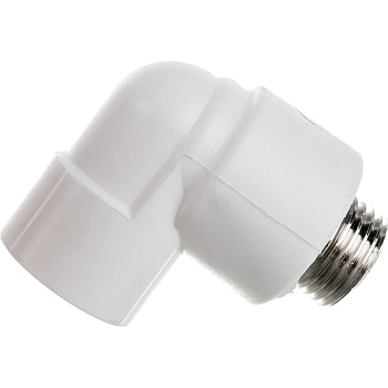 Угол с наружной резьбой 20х3/4" полипропилен