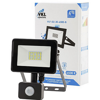 Прожектор 30W светодиод.с датч.движен. 6500К